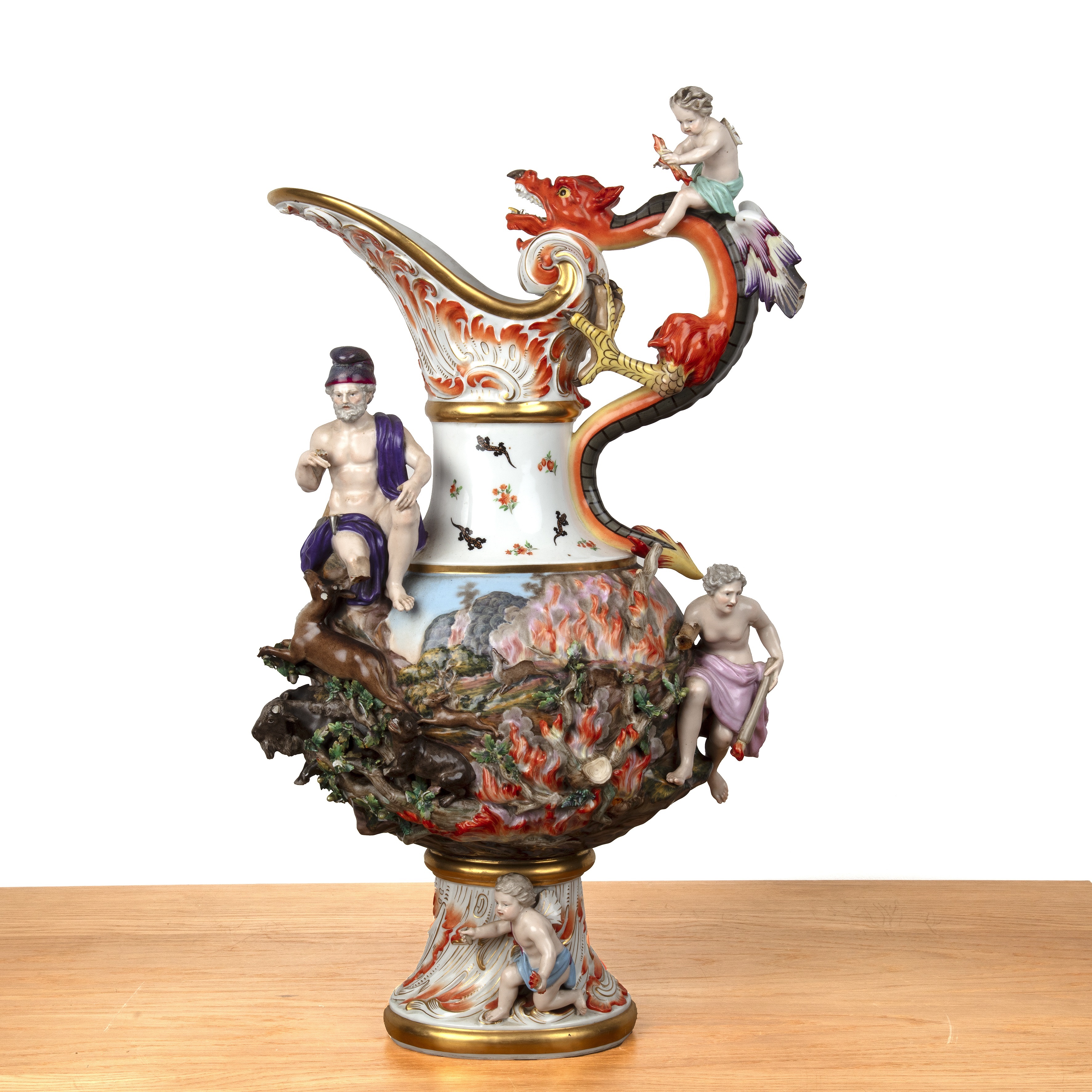 Porcelain ewer from the ‘Elements (Fire) series created a huge interest at the Country House Sale