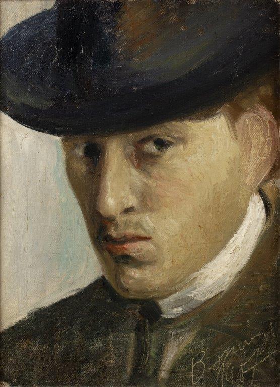 Lot 244 - Ervin Bossányi (1891-1975)  Self Portrait, Aged 16, Budapest, 1907