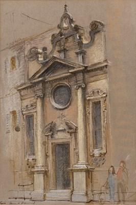Lot 437 - Hermione Hammond (1910-2005) A grand facade,...