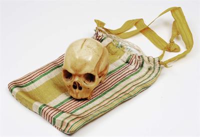 Lot 20 - AN 18TH CENTURY IVORY MEMENTO MORI