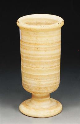 Lot 30 - AN ALABASTER URN