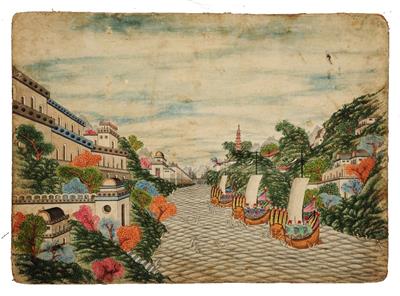 Lot 143 - CHINESE SCHOOL (QING DYNASTY)