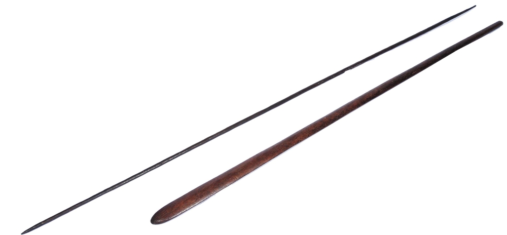 Lot 150 - A PACIFIC ISLAND CLUB AND SPEAR
