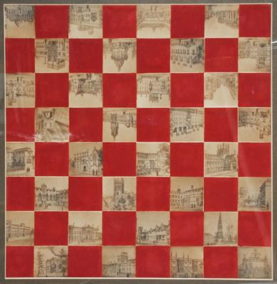 Lot 167 - A COLLECTION OF THIRTY TWO  MONOCHROME VIEWS of Oxford in the manner of George Pyne and mounted as a