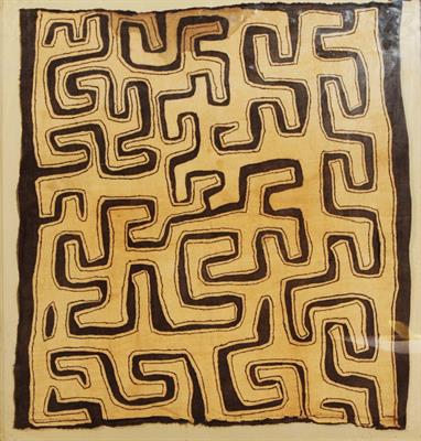 Lot 196 - A TCAKA OR DANCE SKIRT (panel) Kuba people
