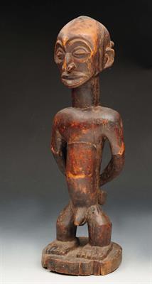 Lot 239 - A LUBA CONGO AFRICA ANCESTOR FIGURE