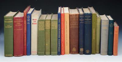 Lot 454 - OXFORDSHIRE INTEREST: 18 books relating to the Topography and History of Oxfordshire inc. Highways &
