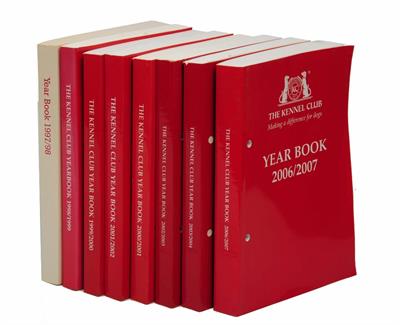 Lot 483 - Kennel Club Year Book c. 1987-2007 (incomplete) and Kennel Club Stud Book 1966