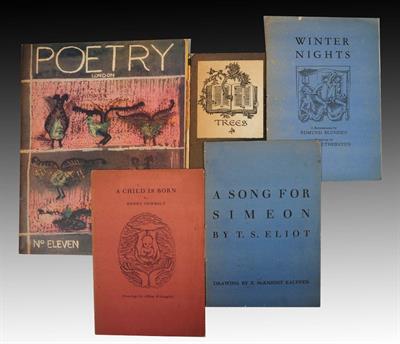 Lot 561 - POETRY LONDON. No. 11 Vol 3. September-October 1947 with cover by Henry Moore and four fold lithogra
