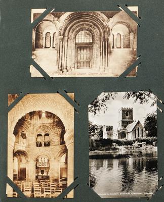 Lot 580 - OXFORD POST CARD ALBUMS 'Old English Churches' OUP 1927 plus two further (3)