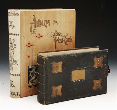 Lot 613 - AN EARLY 20TH CENTURY POSTCARD ALBUM
