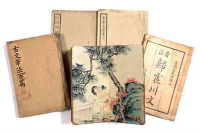 Lot 248 - A Chinese erotic scene concertina book