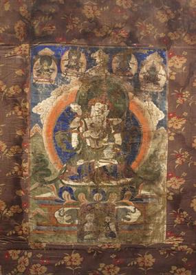 Lot 250 - A Tibetan Thangka