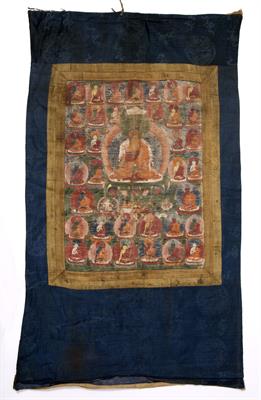 Lot 257 - A Tibetan Thangka