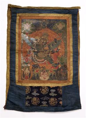 Lot 261 - A Tibetan Thangka