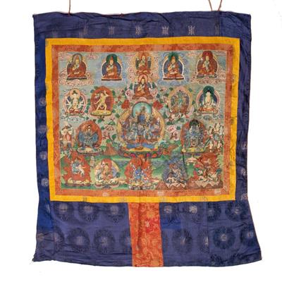 Lot 264 - A Tibetan Thangka