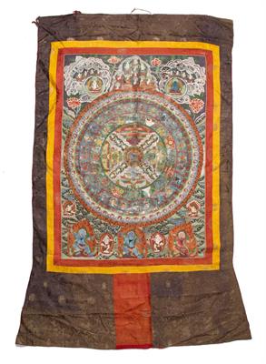 Lot 266 - A Tibetan Thangka