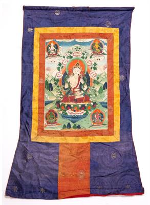 Lot 267 - A Tibetan Thangka