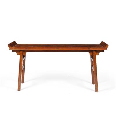 Lot 395 - A Chinese elm altar table