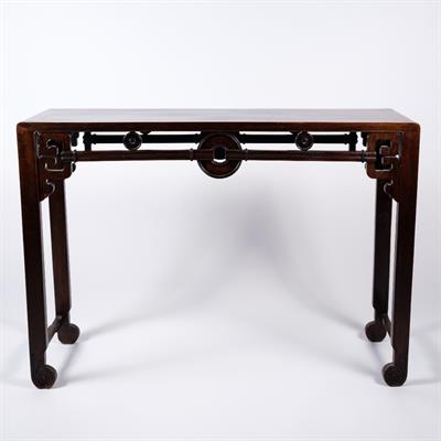 Lot 439 - A Chinese hardwood altar table