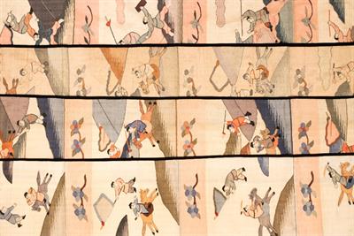 Lot 457 - Four Chinese Kesi textile panels