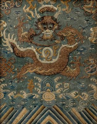 Lot 461 - A Chinese textile fragment