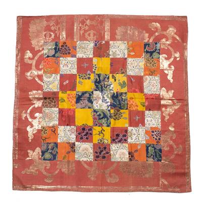 Lot 465 - A Tibetan altar cloth