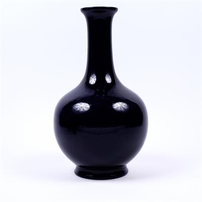 Lot 509 - A Chinese blue monochrome vase