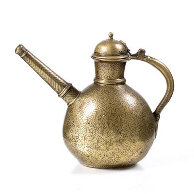 Lot 652 - A North Indian Mughal bronze ewer