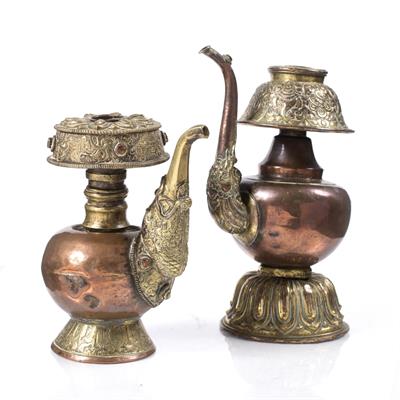 Lot 657 - A Tibetan Bhumpa (teapot)