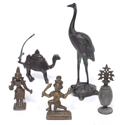 Lot 720 - Two Indian bronze deities