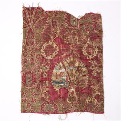 Lot 740 - An Ottoman textile fragment