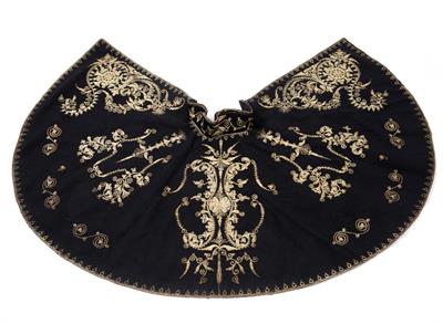 Lot 751 - A Turkish black felt cape