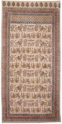 Lot 756 - A Persian textile panel