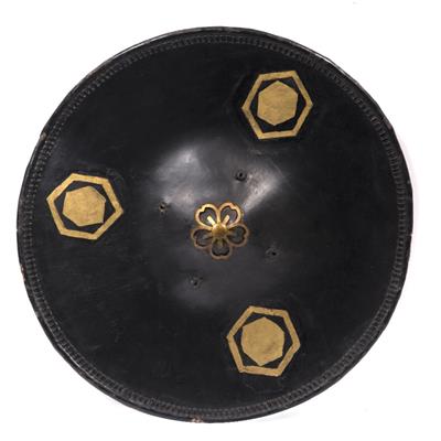 Lot 840 - A Japanese Jingasa (Soldier's hat)