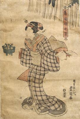 Lot 934 - A Japanese woodcut