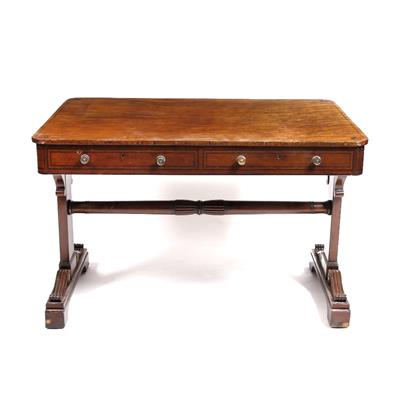 Lot 2 - A Regency mahogany library table