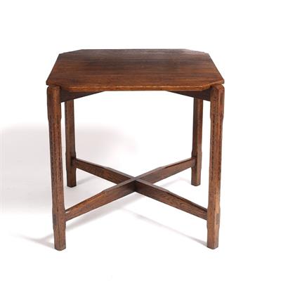 Lot 18 - A Cotswold school oak occasional table