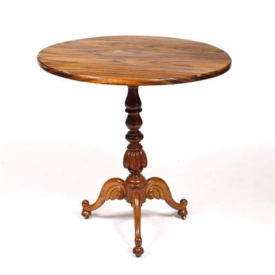 Lot 24 - A Victorian rosewood circular occasional table