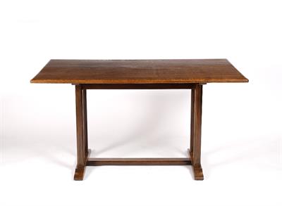 Lot 33 - A Gordon Russell oak refectory table