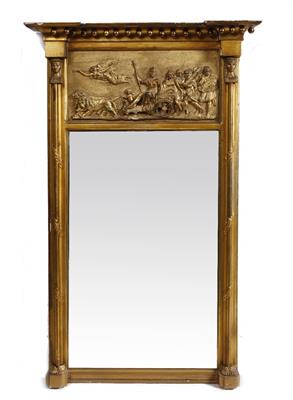 Lot 80 - A Regency giltwood pier glass.71cm by 119cm