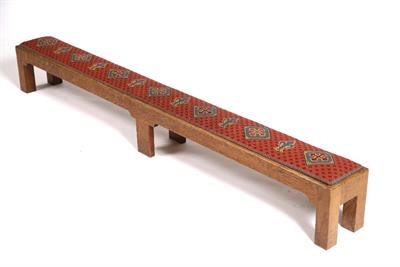Lot 87 - A 20th Century Newlyn style footstool