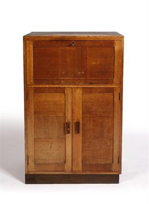 Lot 92 - An Art Deco possibly Heals oak secretaire