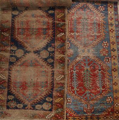 Lot 96 - A Kazak wool runner