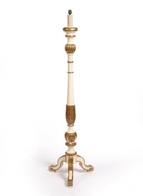 Lot 105 - A Regency style painted standard lamp
