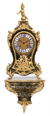 Lot 136 - A French Boulle bracket clock