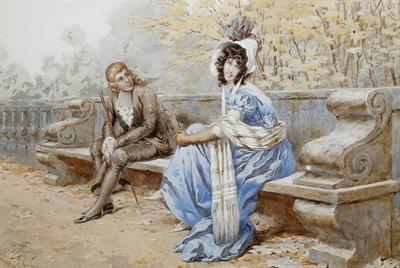 Lot 191 - Giuseppe Aurei (1858-1929)