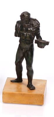 Lot 248A - A small Grand Tour bronze of Hercules
