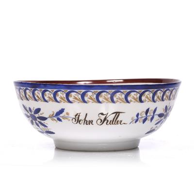 Lot 257 - A continental porcelain bowl