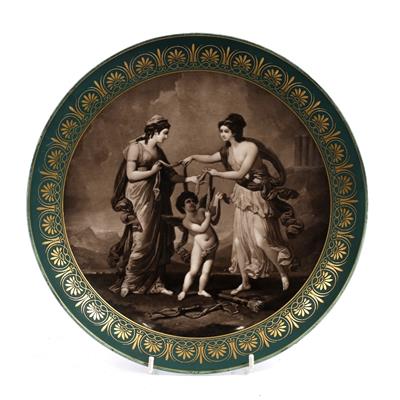 Lot 280 - A German Karl Tielsch porcelain plaque
